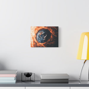 Artistic Canvas Wall Décor, Abstract Home Art, Modern Geometric Decor, Cosmic Art Print, Unique Gift for Art Lovers