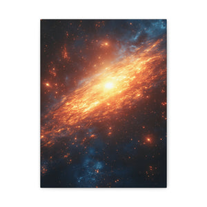 Cosmic Wall Art Canvas Print, Galaxy Decor for Home, Astronomy Gift, Space Lover Art