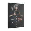 German Shorthaired Pointer Military Wall Art - Patriotic Dog Décor for Army, Air Force, Navy, Marines