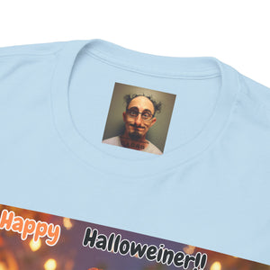Halloween Hot Dog Tee, Funny Halloween Shirt, Unisex Graphic T-Shirt, Spooky Party Wear, Autumn Festive Apparel, Unique Halloween Gift
