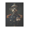 Miniature Schnauzer Military Wall Art - Patriotic Dog Décor for Army, Air Force, Navy, Marines