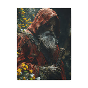 Mystical Forest Canvas Print, Wall Art, Fantasy Decor, Nature Inspired Gift, Home Wall Decor, Witchcraft Theme, Magical Atmosphere
