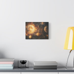 Celestial Canvas Wall Art, Cosmic Decor, Space Lover Gift, Galaxy Artwork, Home Decoration