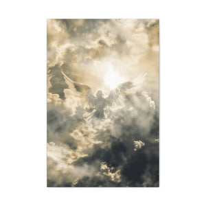 Angel Cloud Canvas Print | Spiritual Wall Art, Home Decor, Gift for Meditation, Religious Art, Inspirational Print