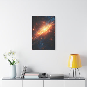 Cosmic Wall Art Canvas Print, Galaxy Decor for Home, Astronomy Gift, Space Lover Art