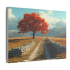 Autumn Décor, Canvas Art, AI Autumn Landscape, Nature Artwork Gift, Modern Wall Hanging, Unique Wall Art