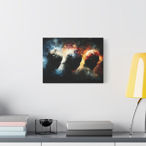 Cosmic Art Canvas, Space Home Decor, Astral Wall Art, Galaxy Prints, Modern Office Decor, Gift for Space Lovers, Unique Artwork