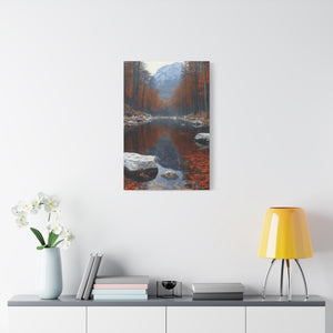 Autumn Landscape Canvas Print | Stretched Wall Art, Home Décor, Nature Artwork, Gift Idea