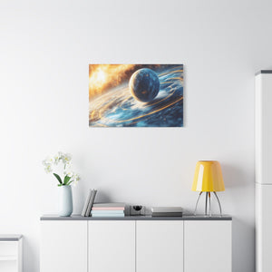 Cosmic Canvas Art, Galaxy Decor, Space Wall Art, Universe Print , Home Decoration, Gift for Astronaut Lovers