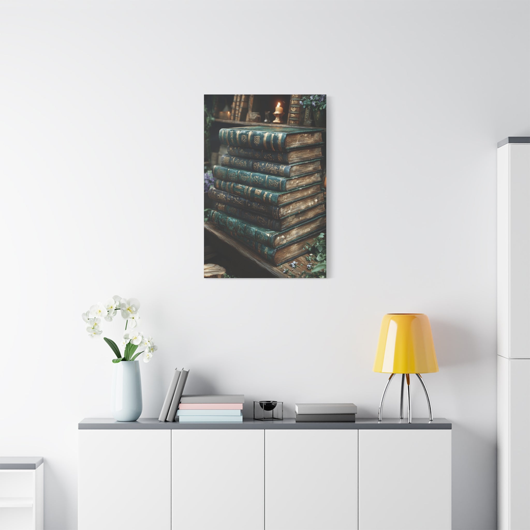 Artistic Book Canvas Print