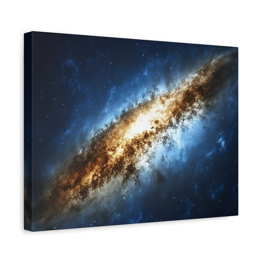 Galactic Canvas Art Print, Space Decor, Nebula Wall Art, Home Office Decor, Astronomical Gift