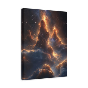 Cosmic Canvas Print, Galaxy Wall Art, Space Decor, Nebula Artwork, Science Fiction Home Decor, Planetary Interior Design