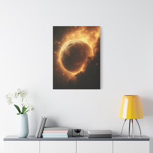 Galactic Wall Art Print, Cosmic Home Decor, Space Lover Gift, Modern Canvas Artwork