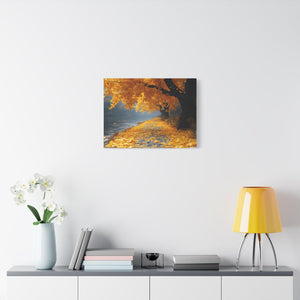 Autumn Serenity Canvas Wall Art, Fall Decor, Nature Photography, Thanksgiving Gift, Home Wall Decoration