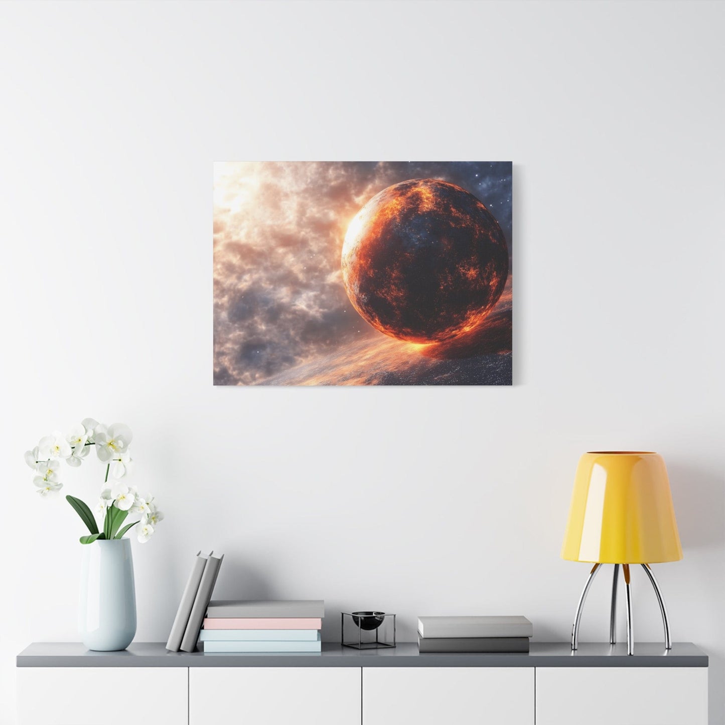 Cosmic Wall Art Print, Galaxy Canvas, Space Decor, Celestial Artwork, Modern Home Decor, Gifts for Astronomy Lovers