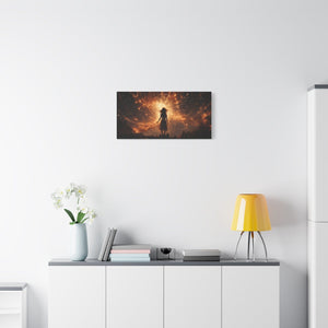 Cosmic Dreams Canvas Wall Art, High-Quality Matte Print, Celestial Decor, Cosmic Art, Gift for Space Lovers, Home Decor