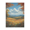 Autumn Décor, Canvas Art, AI Autumn Landscape, Nature Artwork Gift, Modern Wall Hanging, Unique Wall Art