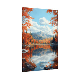 Autumn Landscape Canvas Print, Fall Wall Art, Home Décor, Nature Artwork, Gift for Nature Lovers