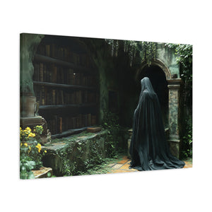 Mystical Canvas Wall Art, Enchanted Decor for Home, Dark Aesthetic Artwork, Gothic Wall Hanging, Unique Gift Idea