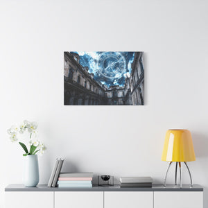 Sky Clock Matte Canvas Art | Unique Home Décor, Wall Art, Gift for Art Lovers