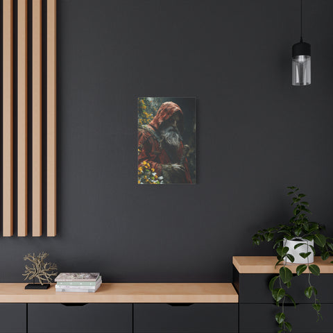 Mystical Forest Canvas Print, Wall Art, Fantasy Decor, Nature Inspired Gift, Home Wall Decor, Witchcraft Theme, Magical Atmosphere
