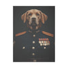 Labrador Retriever Military Wall Art - Patriotic Dog Décor for Army, Air Force, Navy, Marines