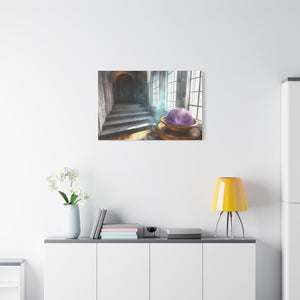 Mystical Canvas Wall Art, Fantasy Decor, Home Aesthetic, Gift for Wizards, Witch Decor, Halloween Art, Magical Atmosphere