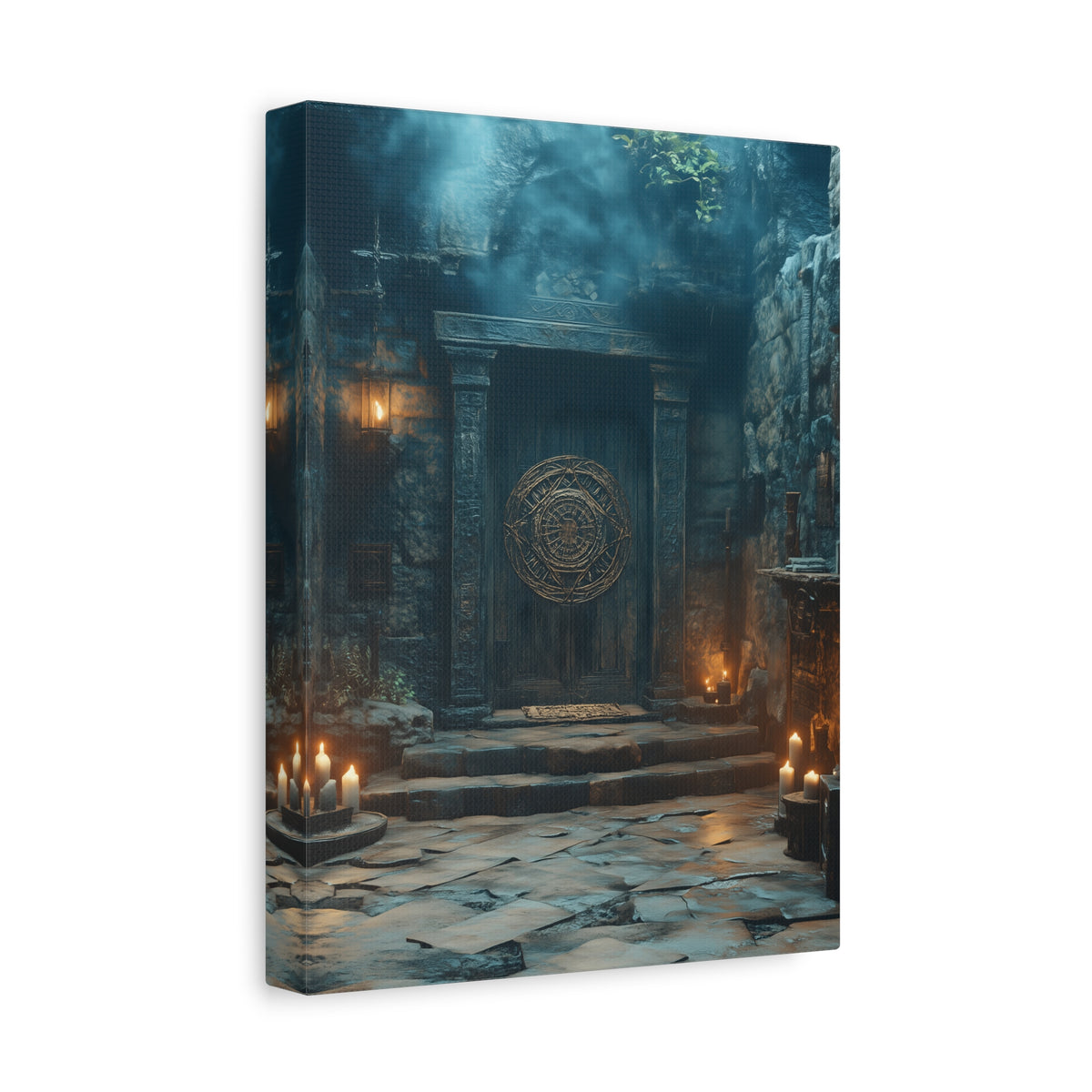 Mystical Doorway Canvas Print, Wall Art, Home Decor, Fantasy Art, Office Decoration, Bohemian Vibes, Gift Idea
