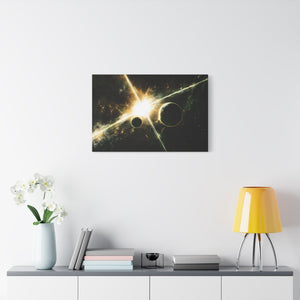 Galaxy Wall Art Canvas, Cosmic Decor, Space Artwork, Home Decoration, Gift for Astronomers, Interstellar Art Prints