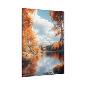 Autumn Landscape Canvas Print, Nature Wall Art, Fall Decor, Home Office Decor, Gift for Nature Lovers, Scenic Wall Hanging