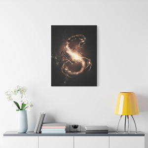 Scorpio Starry Canvas Art | Zodiac Wall Decor, Astrology Gift, Home Decor, Unique Artwork, Birthday Gift