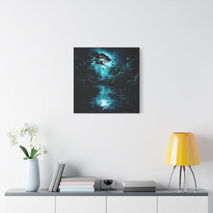 Nature-Inspired Stretched Canvas Art for Home Decor, Serenity Wall Art, Blue Forest Landscape, Perfect Gift for Nature Lovers, [...]