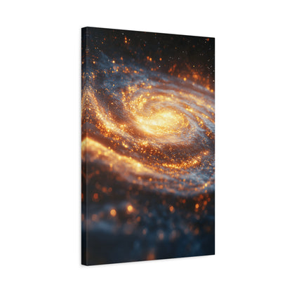 Galactic Canvas Wall Art, Cosmic Decor, Space Themed Gift, Astronomy Lover's Art, Home Decor, Starry Night Artwork