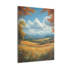 Autumn Décor, Canvas Art, AI Autumn Landscape, Nature Artwork Gift, Modern Wall Hanging, Unique Wall Art