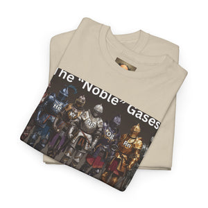 Noble Gases Graphic Tee, Science Shirt, Unisex Cotton T-Shirt, Funny Science Humor, Geeky Gift, Educational Apparel, Casual Wear