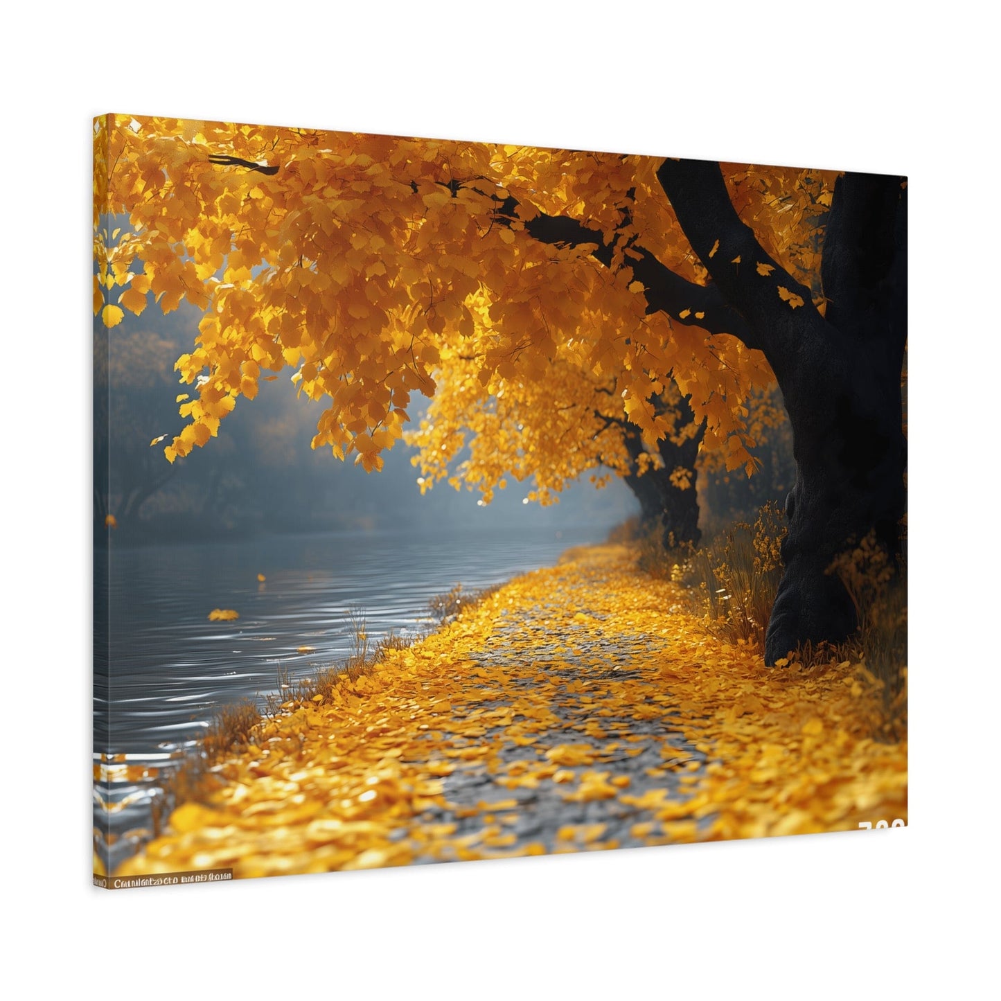 Autumn Serenity Canvas Wall Art, Fall Decor, Nature Photography, Thanksgiving Gift, Home Wall Decoration