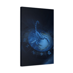 Scorpio Zodiac Wall Art, Astrology Decor, Mystic Home Gallery, Celestial Canvas, Gift for Astrologers, Unique Bedroom Decor