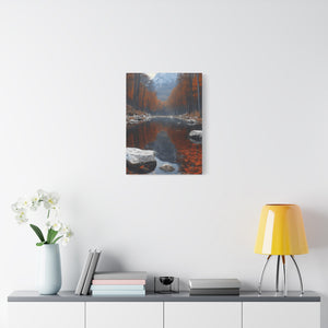 Autumn Landscape Canvas Print | Stretched Wall Art, Home Décor, Nature Artwork, Gift Idea
