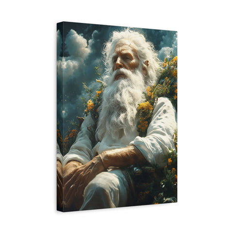 Serene Canvas Art Print, Wall Decor, Meditation, Bohemian Home, Peaceful Atmosphere, Spiritual Awakening, Gift Idea