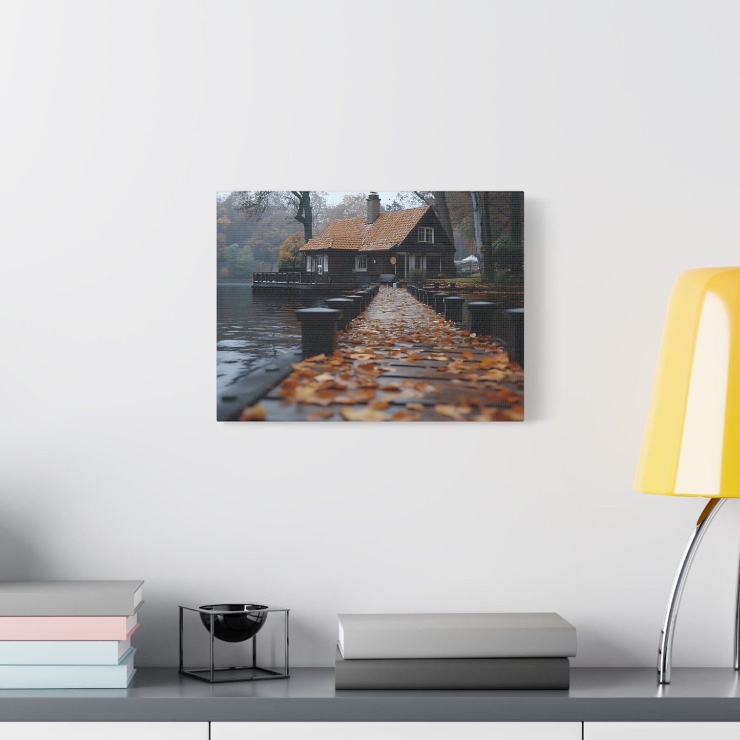 Autumn Landscape Canvas Print, Cozy Home Wall Art, Fall Decor, Nature Photography, Gift for Homeowners, Seasonal Decor