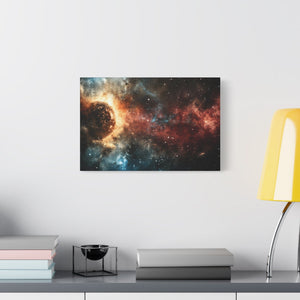 Cosmic Canvas Print, Wall Art, Outer Space Décor, Galaxy Artwork, Cosmic Home Décor