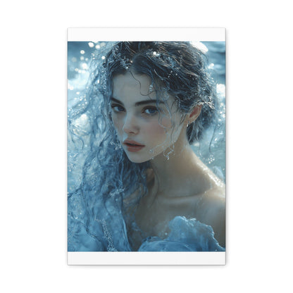 Serene Ocean Canvas Wall Art, Nature Décor, Home Aesthetics, Modern Artwork, Gift for Ocean Lovers - BldyLcks Designs