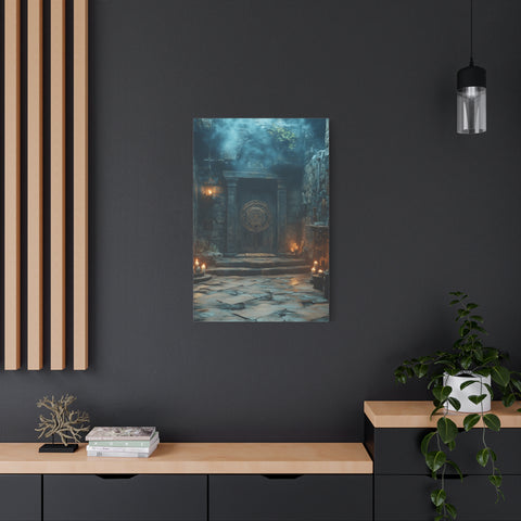 Mystical Doorway Canvas Print, Wall Art, Home Decor, Fantasy Art, Office Decoration, Bohemian Vibes, Gift Idea