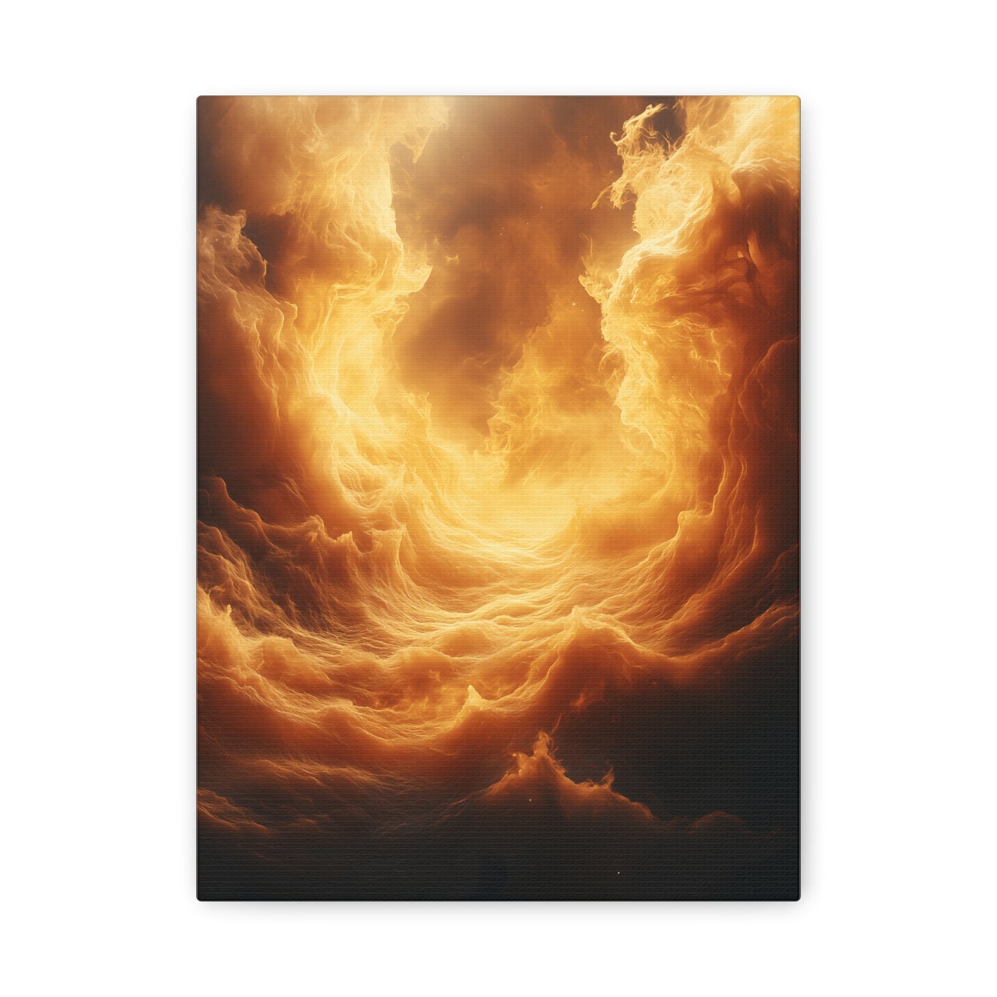 Stretched Canvas Print, Dreamy Cloud Artwork, Atmospheric Wall Decor, Abstract Art for Home, Modern Living Space Decoration