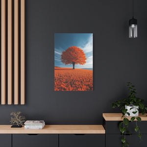 Vibrant Autumn Canvas Print - Colorful Home Décor, Fall Wall Art, Rustic Décor