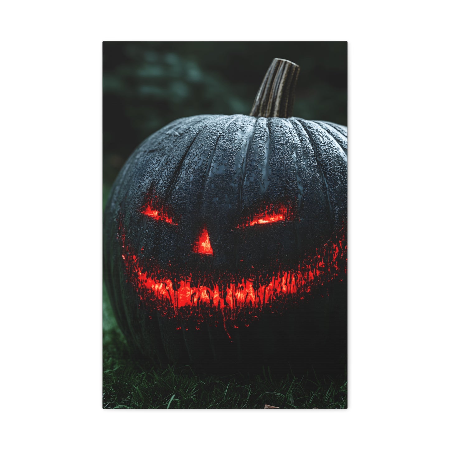 Spooky Halloween Canvas Art, Pumpkin Wall Decor for Fall, Haunted House Decoration, Halloween Gift, Trick-or-Treat Decor