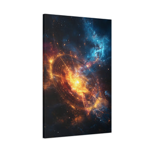 Cosmic Art Canvas, Galaxy Wall Decor, Stellar Home Design, Space Artwork, Astronomical Gift