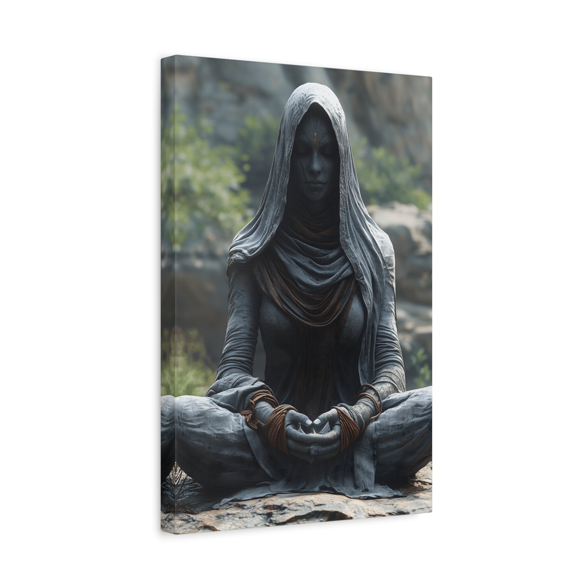Meditation Wall Art, Zen Decor for Mindfulness, Spiritual Canvas Print, Spiritual Gift, Calm Room Decor, Artwork for Yoga Enthusiasts