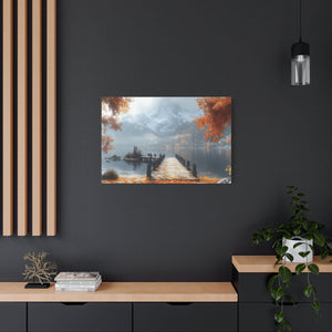 Autumn Landscape Canvas Print, Fall Wall Art, Cozy Home Decor, Nature Photography, Seasonal Decor, Gift for Nature Lovers