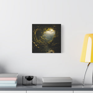 Nature Retreat Wall Art, Forest Canvas Decor, Home Decoration, Tranquil Landscape, Meditation Print, Gift for Nature Lovers